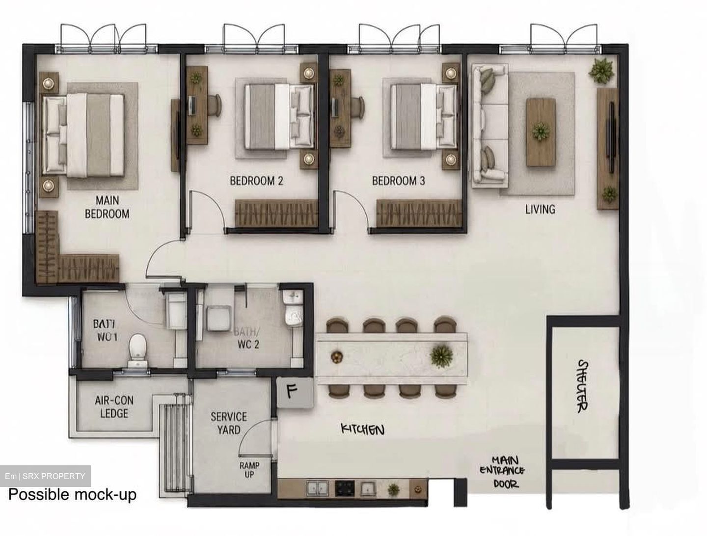 Blk 293C Compassvale Boardwalk (Sengkang), HDB 4 Rooms #556000821